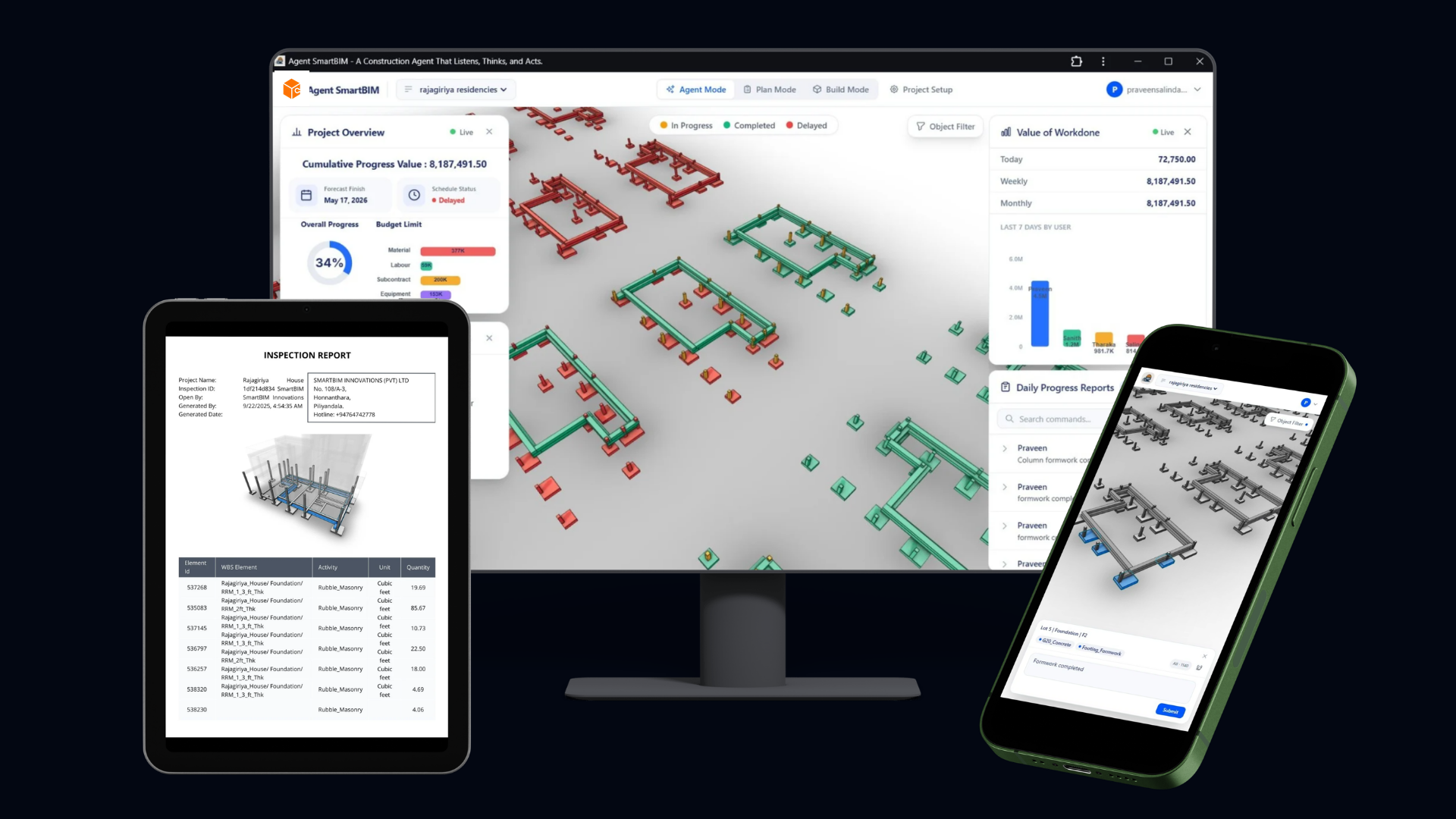 SmartBIM | AI-Powered Digital Twin for Construction